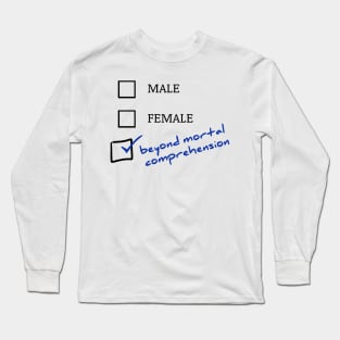 Male or Female? Old God Long Sleeve T-Shirt